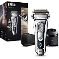 Braun Series 9 9395cc Afeitadora Eléctrica Hombre Última Generación: Afeitadora Barba con Estación Limpieza y Carga…